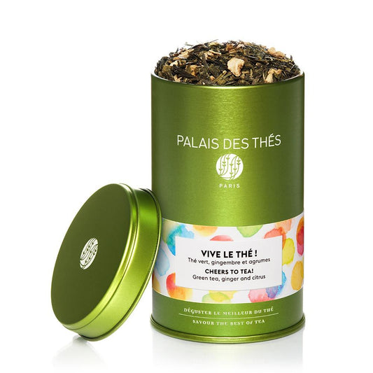 PALAIS DES THÉS - VIVE LE THÉ GREEN TEA (3.5 OZ TIN, ORGANIC)