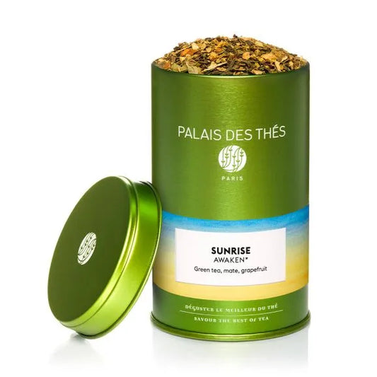 PALAIS DES THÉS - SINRISE WAKE UP GREEN TEA (3.5 OZ TIN)