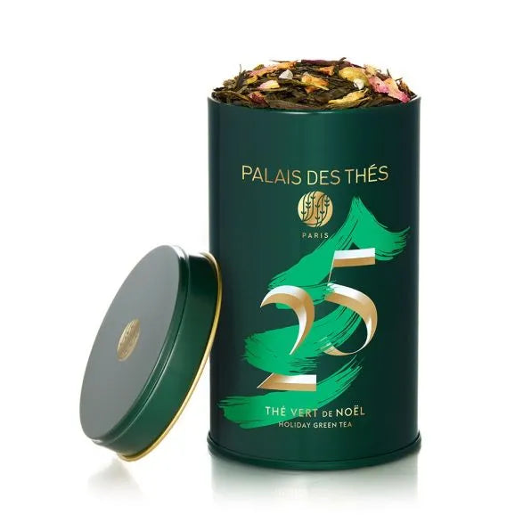 PALAIS DES THÉS - ORGANIC HOLIDAY GREEN TEA (3.5 OZ TIN, N° 25)