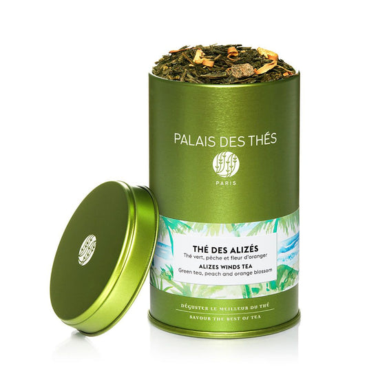 PALAIS DES THÉS - ALIZES WINDS TEA GREEN TEA (3.2 OZ TIN)