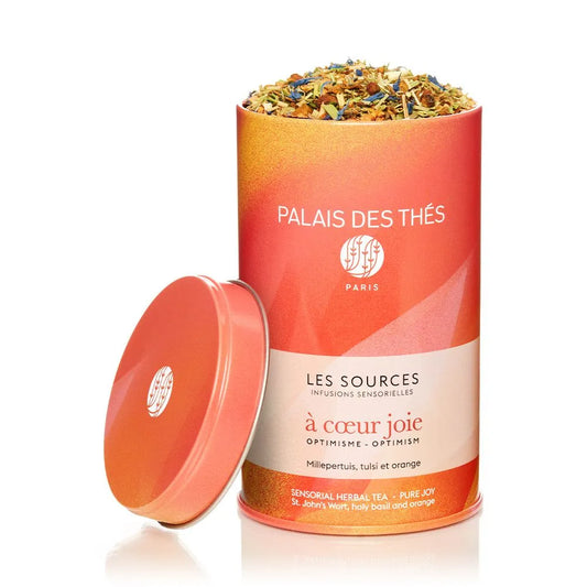 PALAIS DES THÉS - ORGANIC 'PURE JOY' OPTIMISM HERBAL TEA (3.5 OZ TIN)