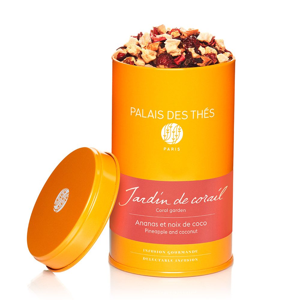 PALAIS DES THÉS - CORAL GARDEN HERBAL TEA (5.6 OZ TIN)