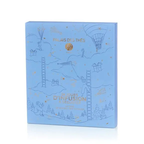 PALAIS DES THÉS - 2026 CAFFEINE-FREE TEA ADVENT CALENDAR (24 ASSORTED HERBAL/ROOIBOS TEA BAGS)