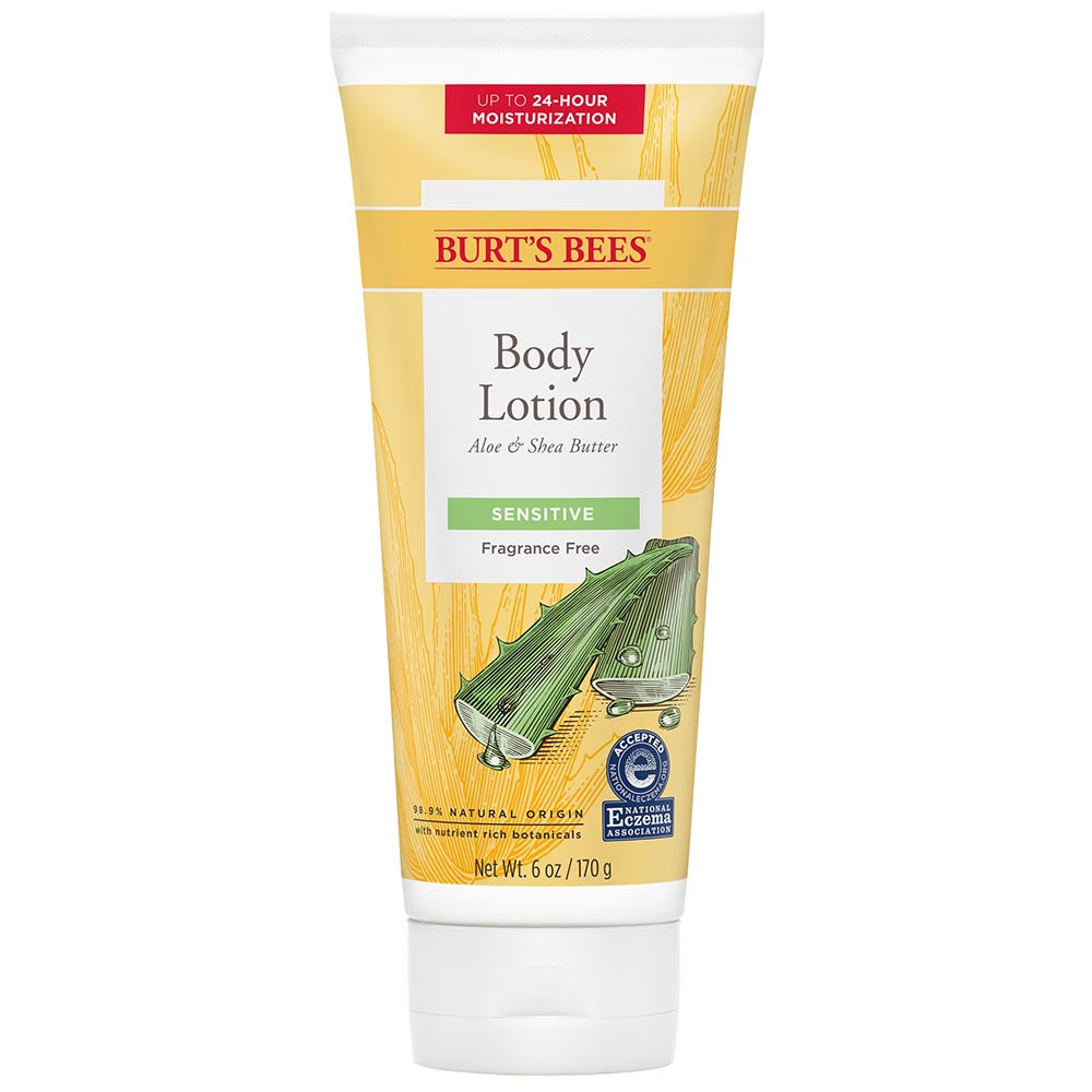 BURT'S BEES ALOE & SHEA BUTTER BODY LOTION (6 OZ)