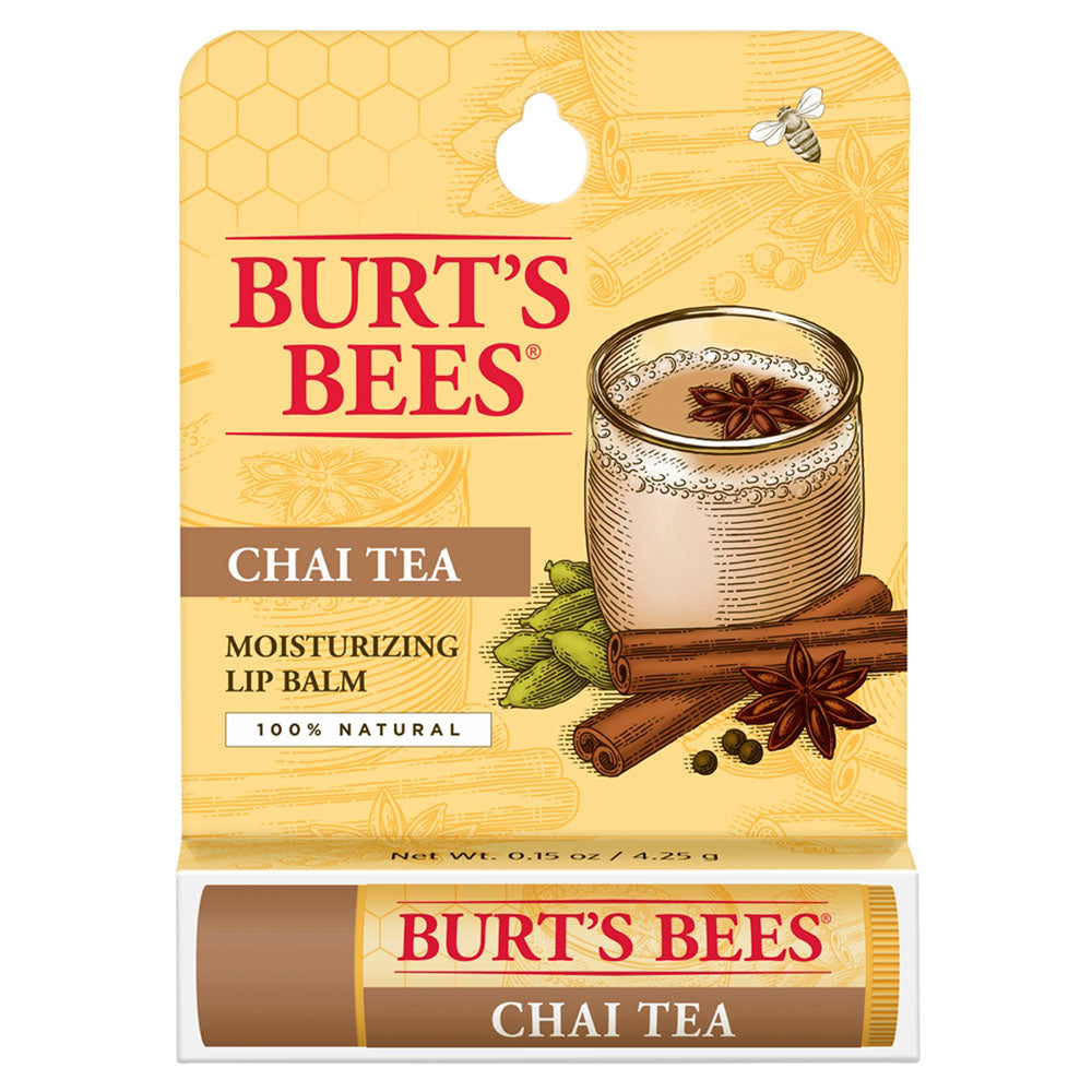 BURT'S BEES CHAI TEA LIP BALM (1 TUBE, 0.15 OZ)