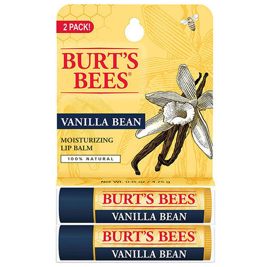 BURT'S BEES VANILLA BEAN LIP BALM (2 PACK)