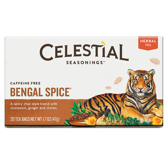 CELESTIAL SEASONINGS - BENGAL SPICE HERBAL TEA (20 TEA BAGS, 1.7 OZ)
