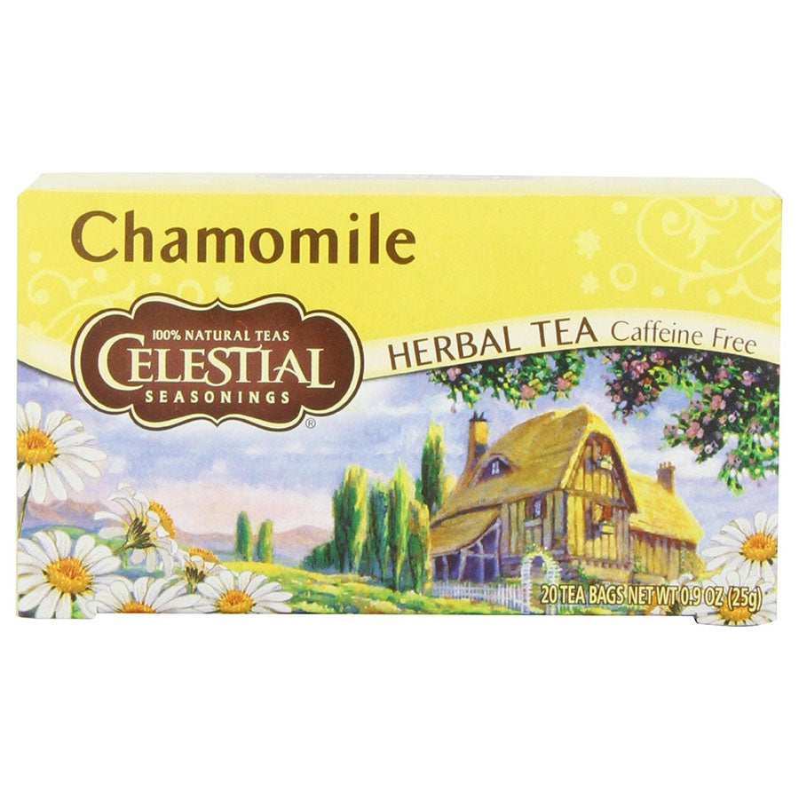 CELESTIAL SEASONINGS - CHAMOMILE HERBAL TEA (20 TEA BAGS, 1.9 OZ)