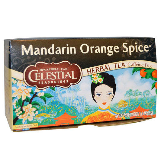 CELESTIAL SEASONINGS - MANDARIN ORANGE SPICE HERBAL TEA (20 TEA BAGS, 1.9 OZ)