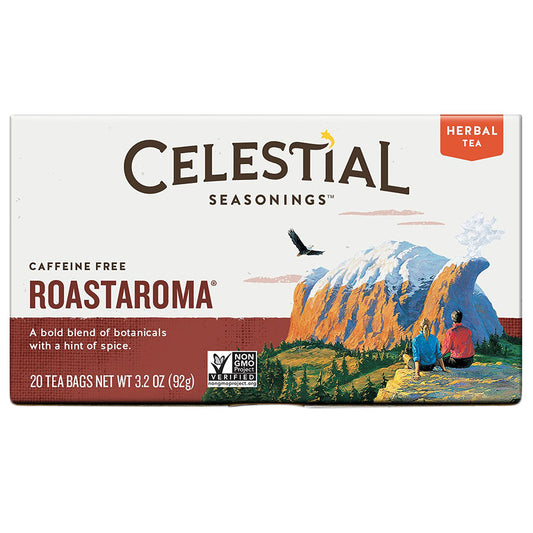 CELESTIAL SEASONINGS - ROASTAROMA HERBAL TEA (20 TEA BAGS, 3.2 OZ)