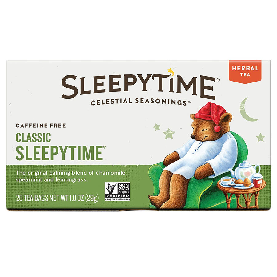 CELESTIAL SEASONINGS - CLASSIC SLEEPYTIME HERBAL TEA (20 TEA BAGS, 1.0 OZ)