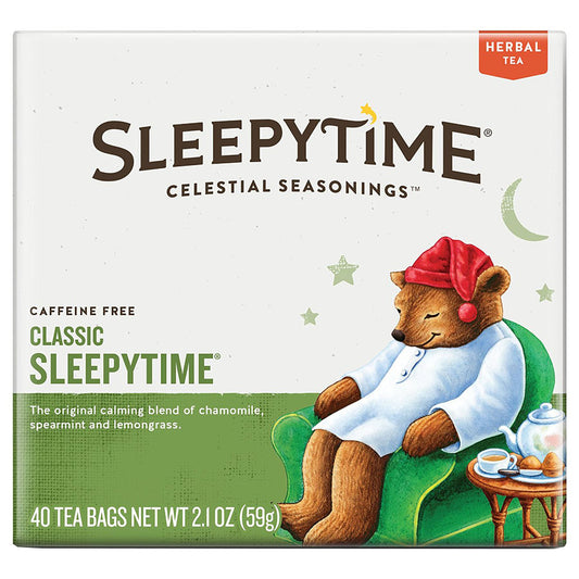 CELESTIAL SEASONINGS - SLEEPYTIME HERBAL TEA (40 TEA BAGS, 2.1 OZ)