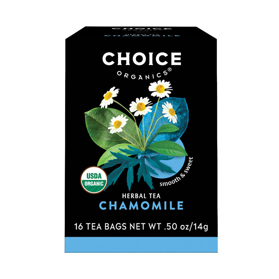 CHOICE TEA - ORGANIC CHAMOMILE TEA (16 TEA BAGS, 0.5 OZ)