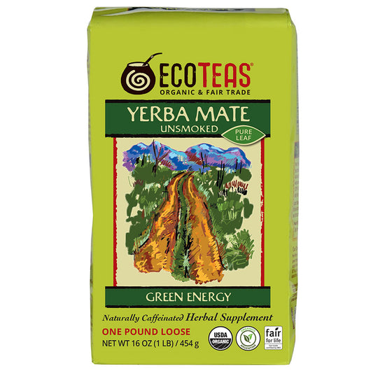 ECOTEAS - YERBA MATE LOOSE LEAF TEA (1 LB. BAG)