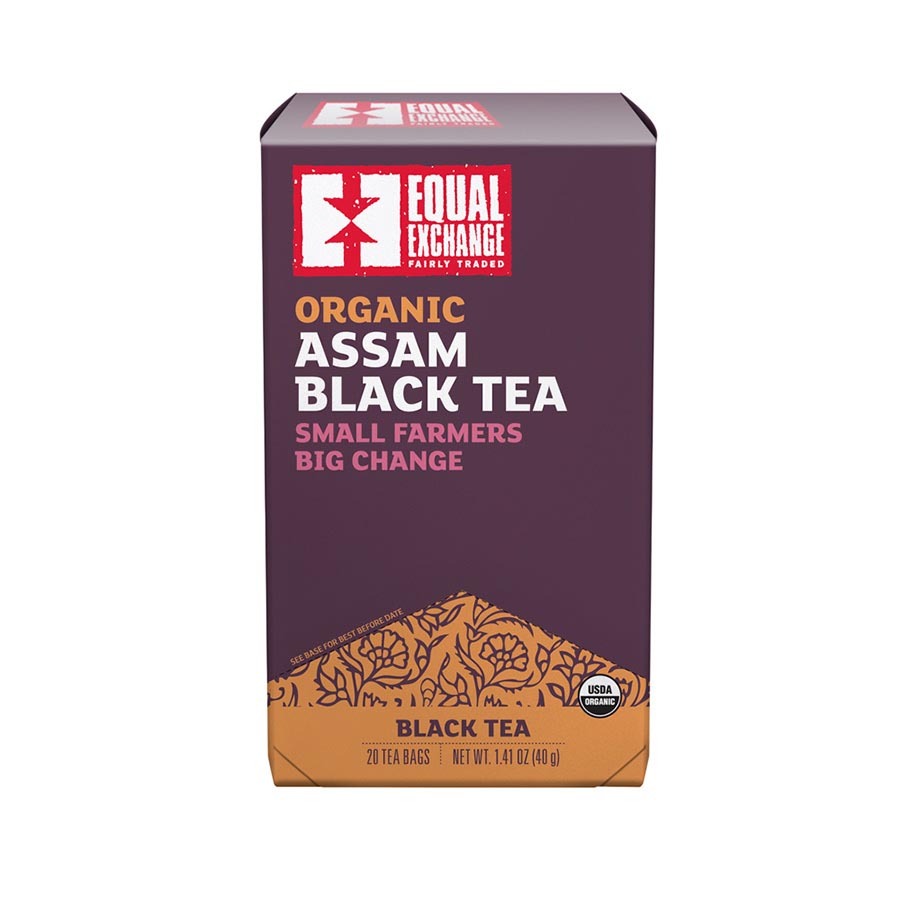 EQUAL EXCHANGE - ORGANIC ASSAM BLACK TEA (20 TEA BAGS, 1.41 OZ)