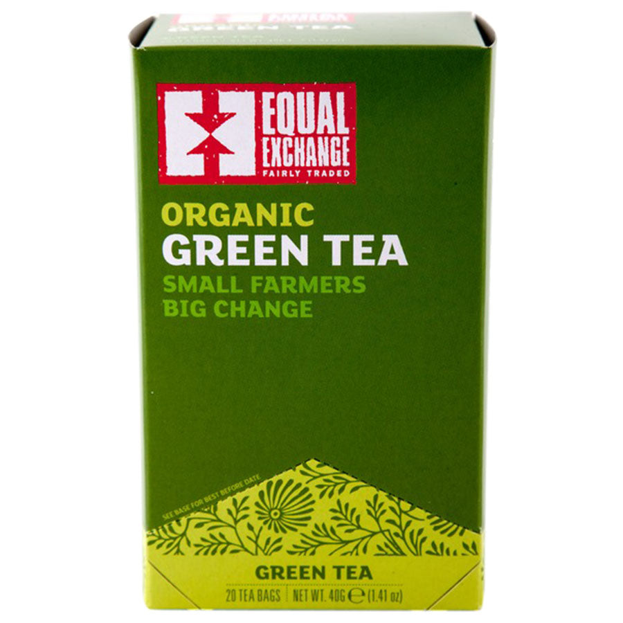 EQUAL EXCHANGE - ORGANIC GREEN TEA (20 TEA BAGS, 1.41 OZ)