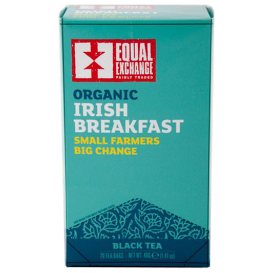 EQUAL EXCHANGE - ORGANIC IRISH BREAKFAST BLEND TEA (20 TEA BAGS, 1.41 OZ)