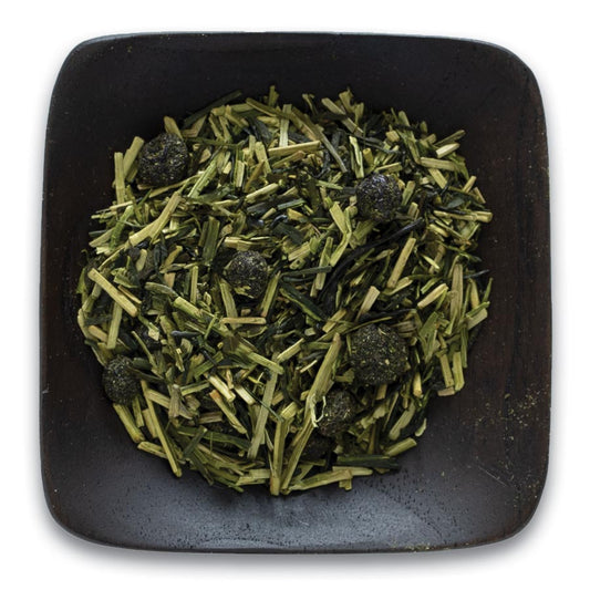 FRONTIER CO-OP BLUEBERRY GREEN KUKICHA TEA, ORGANIC (1 LB, KOSHER)