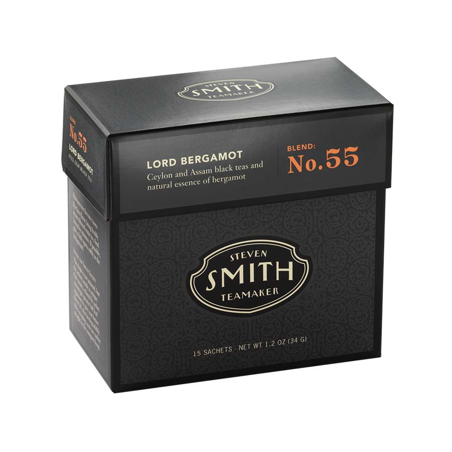 SMITH TEAMAKER - LORD BERGAMOT BLACK TEA BLEND NO. 55 (15 TEA BAGS, 1.2 OZ)