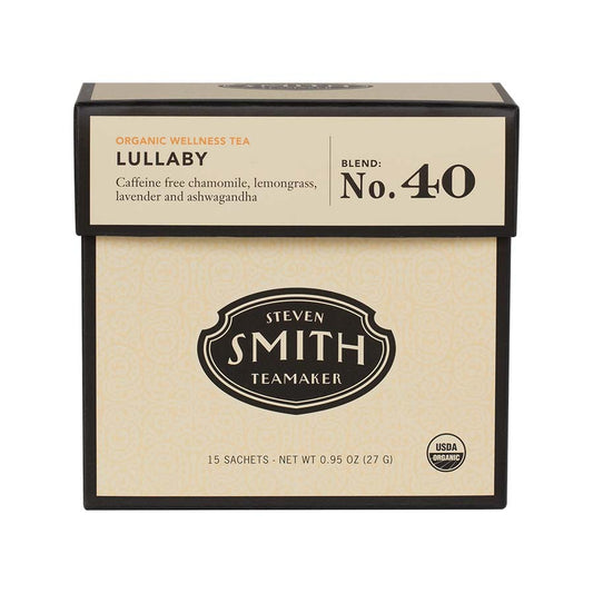 SMITH TEAMAKER - ORGANIC LULLABY BLEND NO. 40 (15 TEA BAGS, 0.95 OZ)