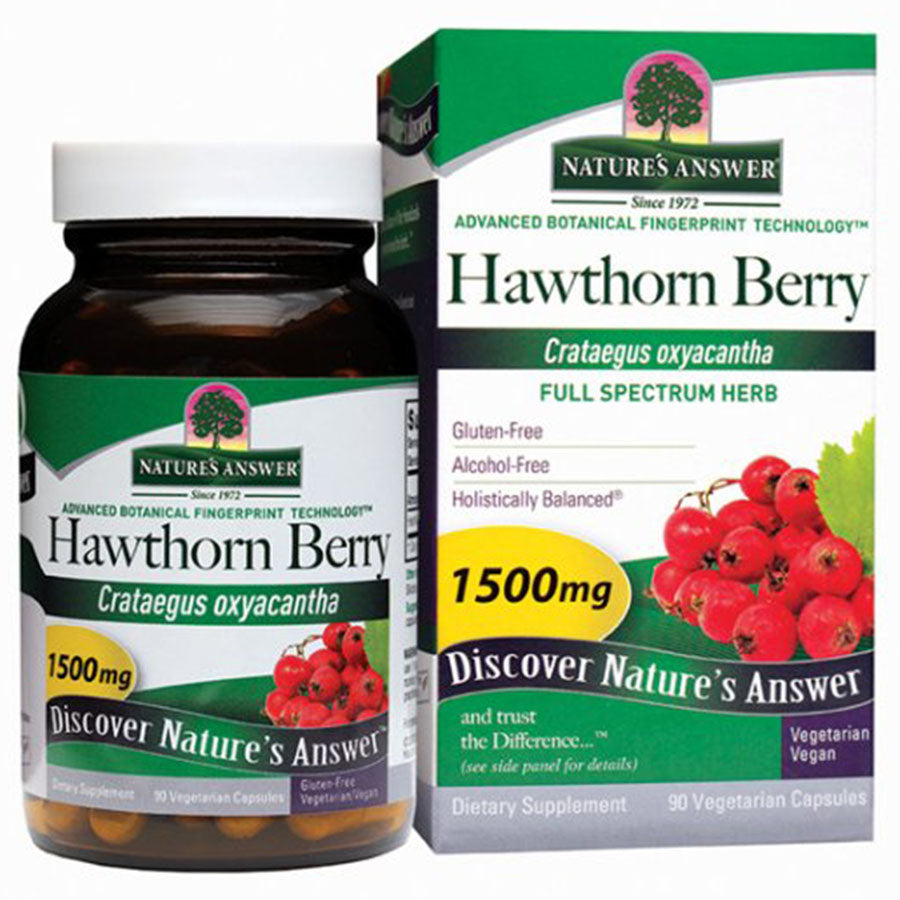 NATURE'S ANSWER - HAWTHORNE BERRY (90 VEGETARIAN CAPSULES)