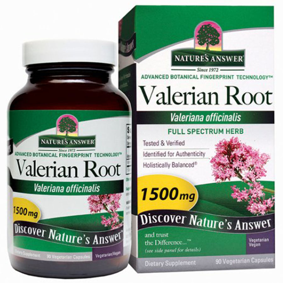 NATURE'S ANSWER - VALERIAN ROOT (90 VEGETARIAN CAPSULES)