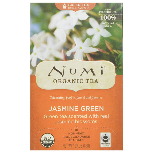 NUMI TEA - JASMINE GREEN TEA (18 TEA BAGS, 1.27 OZ)