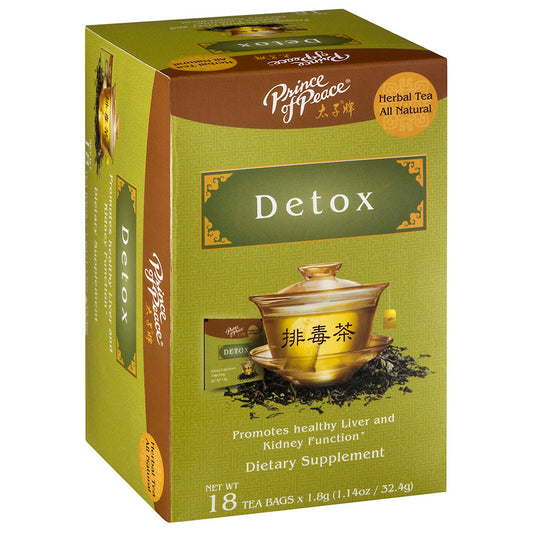 PRINCE OF PEACE - DETOX HERBAL TEA (18 TEA BAGS, 1.14 OZ)