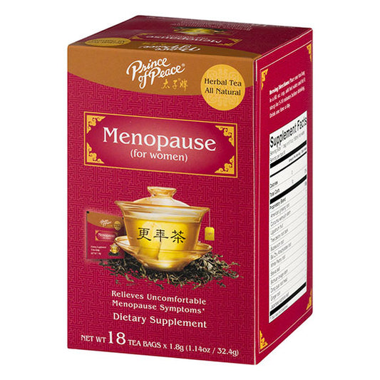 PRINCE OF PEACE - MENOPAUSE HERBAL TEA (18 TEA BAGS, 1.14 OZ)