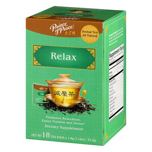 PRINCE OF PEACE - RELAX HERBAL TEA (18 TEA BAGS, 1.14 OZ)