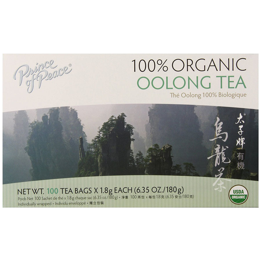PRINCE OF PEACE - ORGANIC OOLONG TEA (100 TEA BAGS, 6.35 OZ)