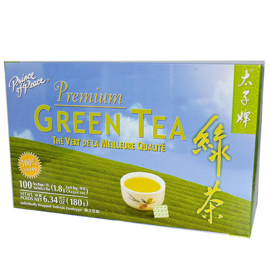 PRINCE OF PEACE - PREMIUM GREEN TEA (100 TEA BAGS, 6.34 OZ)