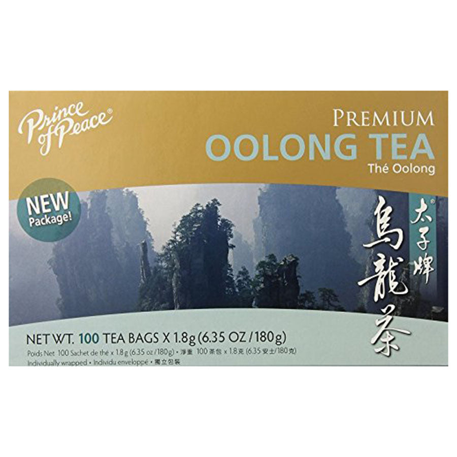 PRINCE OF PEACE - PREMIUM OOLONG TEA (100 TEA BAGS, 6.35 OZ)