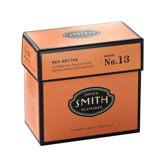 SMITH TEAMAKER - RED NECTAR BLEND HERBAL TEA BLEND NO. 13 (15 TEA BAGS, 1.48 OZ)