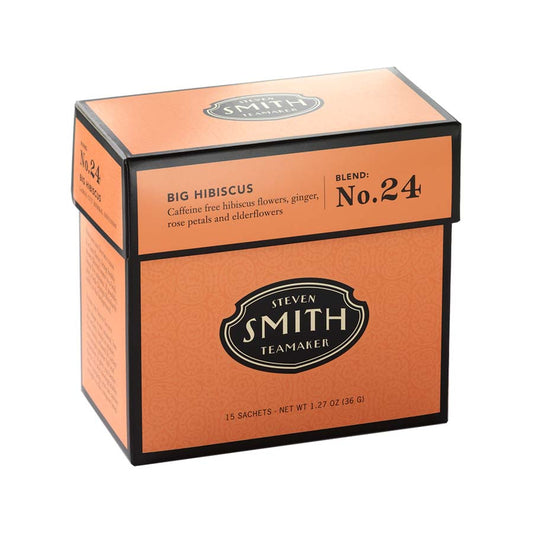 SMITH TEAMAKER - BIG HIBISCUS BLEND HERBAL TEA BLEND NO. 24 (15 TEA BAGS, 1.27 OZ)