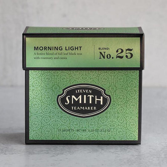 SMITH TEAMAKER - MORNING LIGHT BLACK TEA BLEND NO. 25 (15 TEA BAGS, 1.32 OZ)