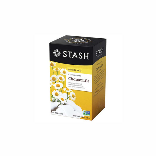 STASH TEA - CHAMOMILE HERBAL TEA (20 TEA BAGS, 0.6 OZ)