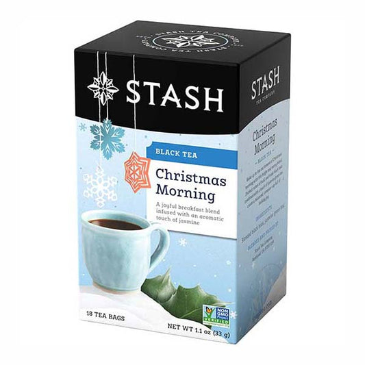 STASH TEA - CHRISTMAS MORNING BLACK TEA (18 TEA BAGS, 1.1 OZ)