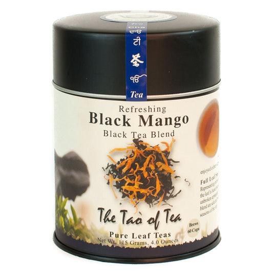 THE TAO OF TEA - BLACK MANGO LOOSE LEAF TEA (4 OZ TIN)