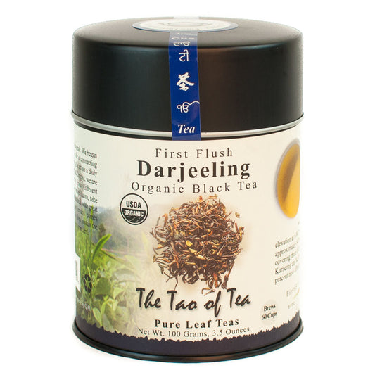 THE TAO OF TEA - FIRST FLUSH DARJEELING LOOSE LEAF TEA (3.5 OZ TIN)