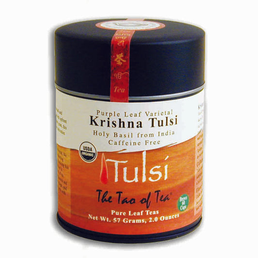 THE TAO OF TEA - KRISHNA PURPLE TULSI LOOSE LEAF TEA (2 OZ TIN)