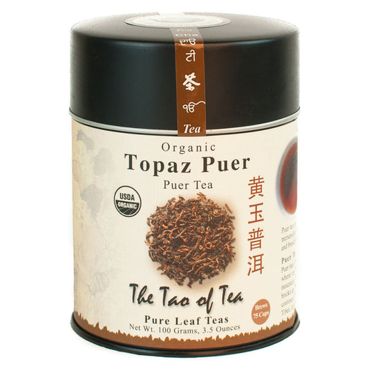 THE TAO OF TEA - TOPAZ PUER LOOSE LEAF TEA (3.5 OZ TIN)