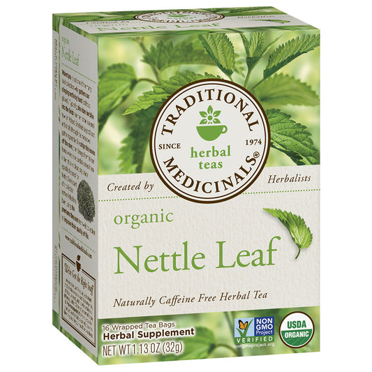 TRADITIONAL MEDICINALS - ORGANIC NETTLE LEAF TEA (16 TEA BAGS, 1.13 OZ)
