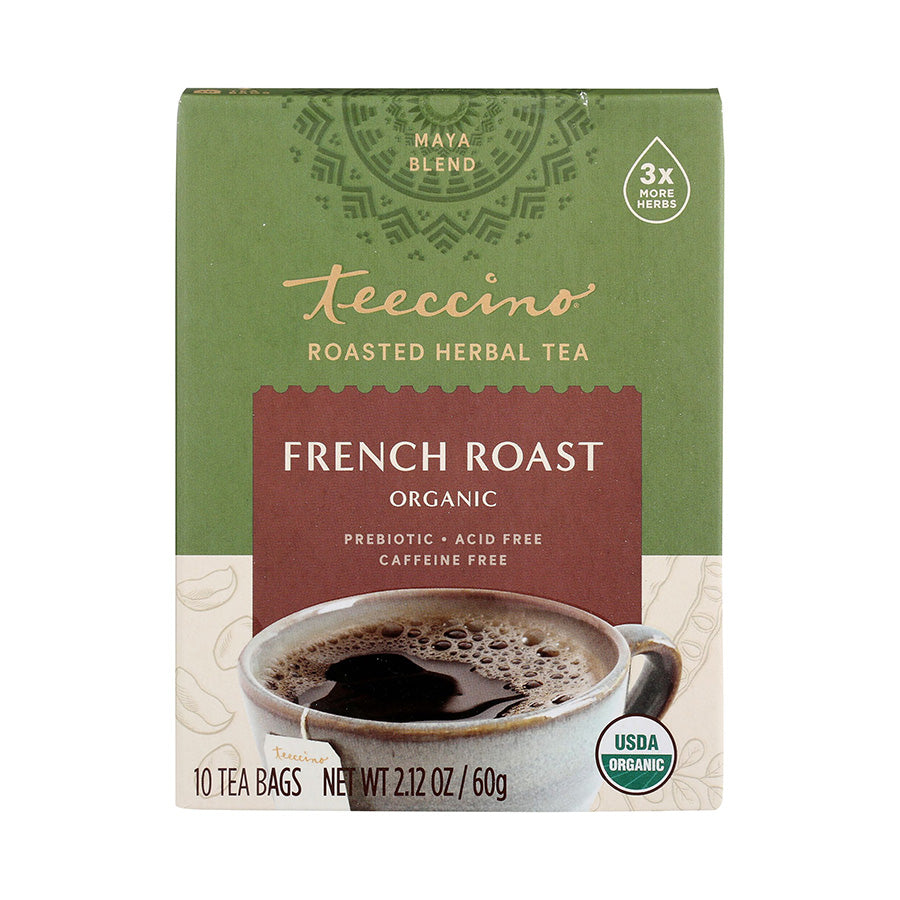 TEECCINO - FRENCH ROAST HERBAL TEA (10 TEA BAGS, 2.12 OZ)