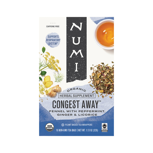 NUMI TEA - CONGEST AWAY TEA (16 TEA BAGS, 1.13 OZ)