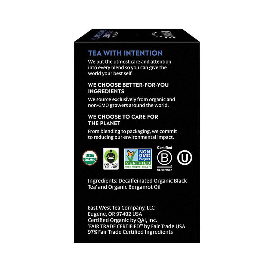 CHOICE TEA - EARL GREY DECAF BLACK TEA (16 TEA BAGS, 1.12 OZ)