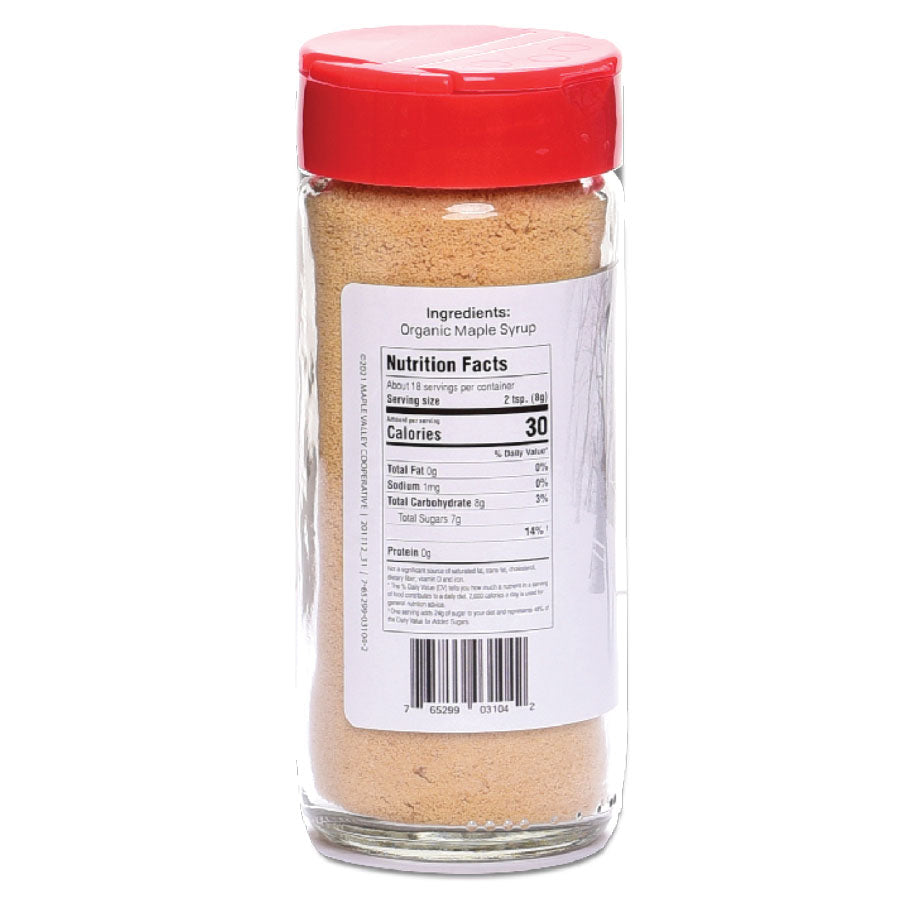 MAPLE VALLEY COOPERATIVE - MAPLE SUGAR (SHAKER BOTTLE, 5 OZ.)