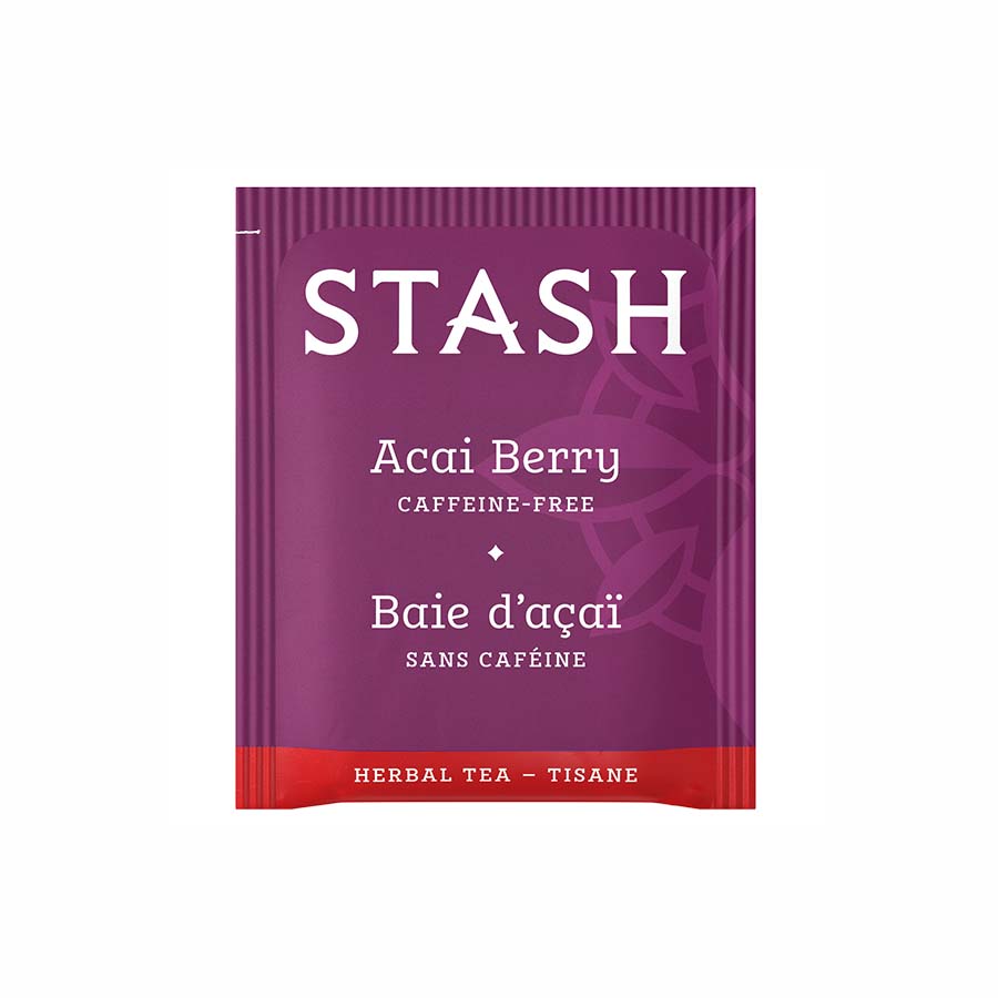 STASH TEA - ACAI BERRY HERBAL TEA (18 TEA BAGS, 1.1 OZ)