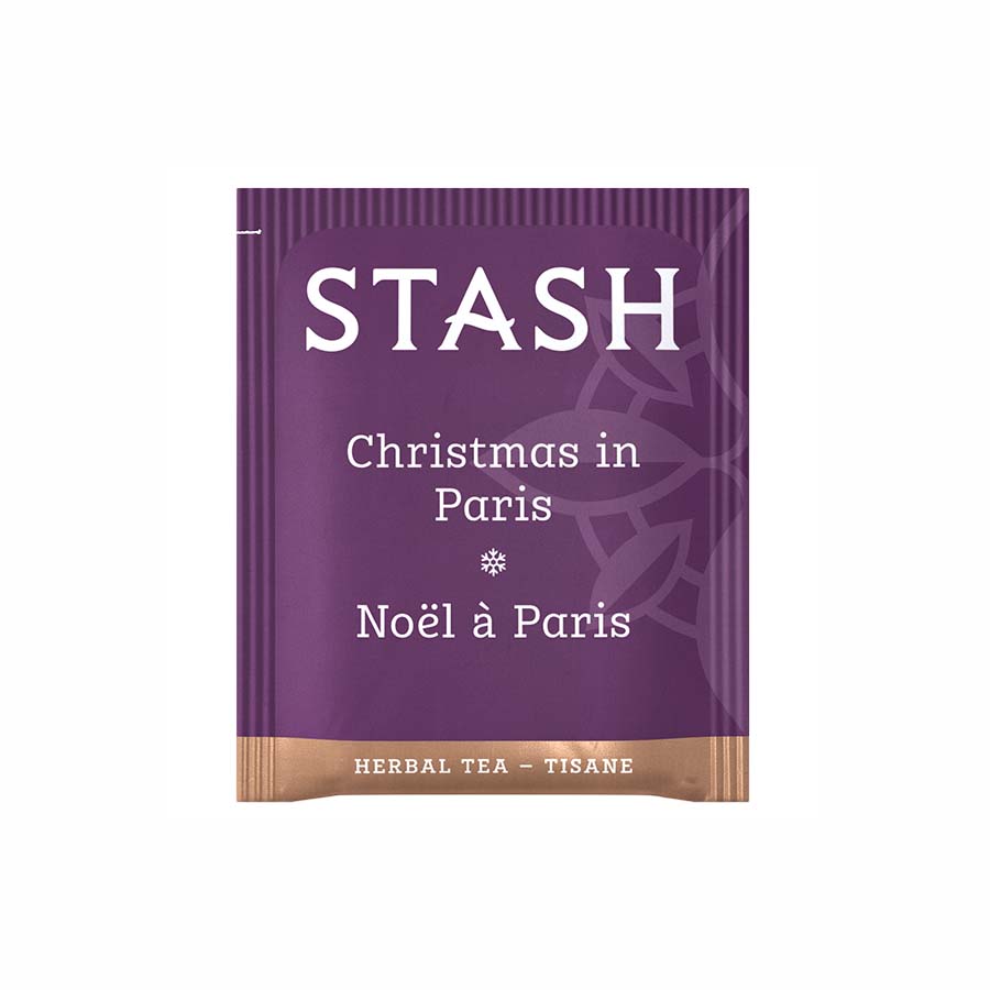 STASH TEA - CHRISTMAS IN PARIS HERBAL TEA (18 TEA BAGS, 1.2 OZ)
