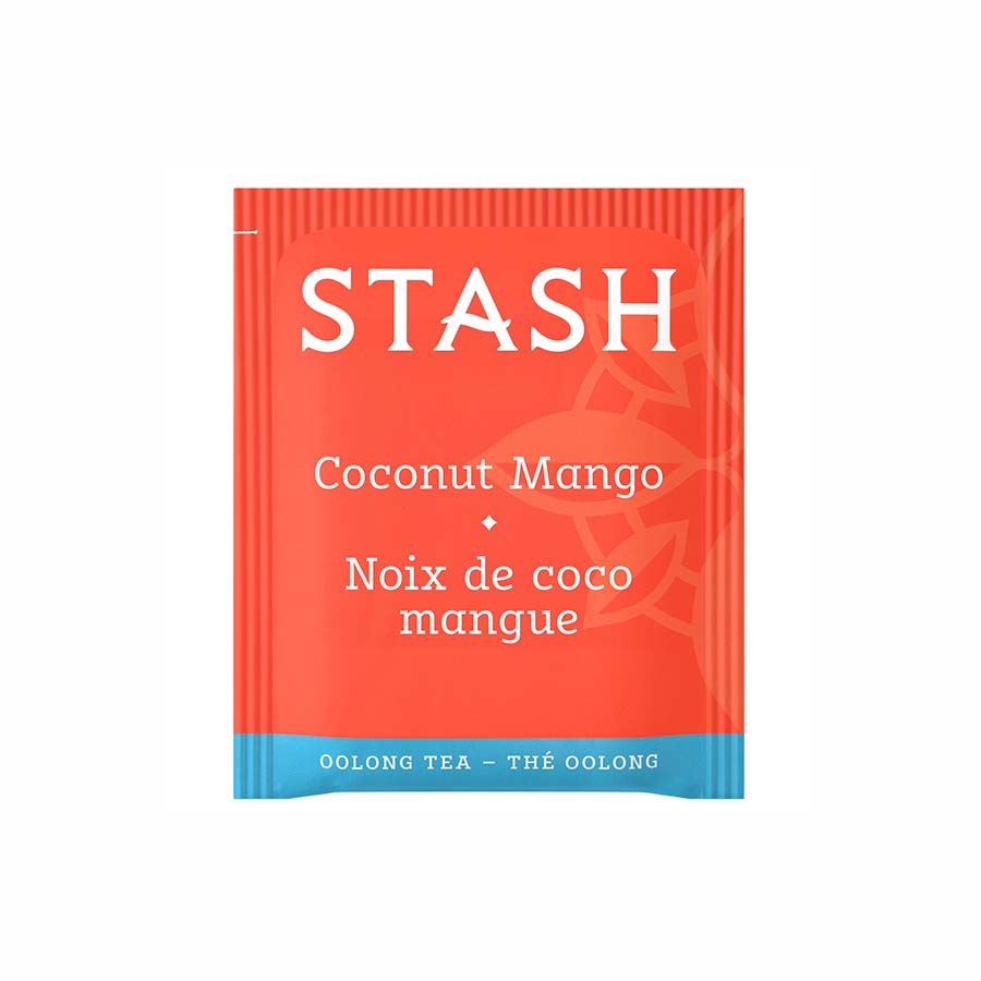 STASH TEA - COCONUT MANGO OOLONG TEA (18 TEA BAGS, 1.2 OZ)